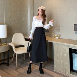 Váy Cột Nơ Bên Xẻ Tà Khoe Dáng