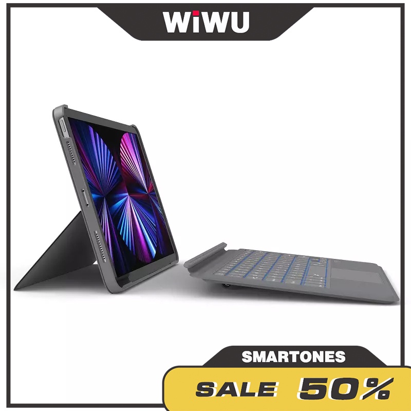 Case cho iPad Wiwu Combo Touch tích hợp bàn phím không dây cho iPad Air iPad Pro iPad Gen 9