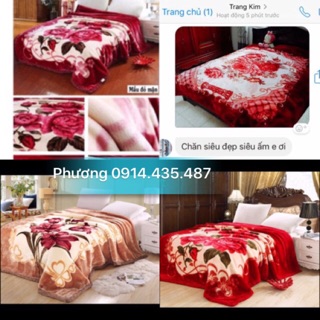 Chăn lông tuyết 5kg LOẠI 1(kèm túi xách) 🎊🎊🎊