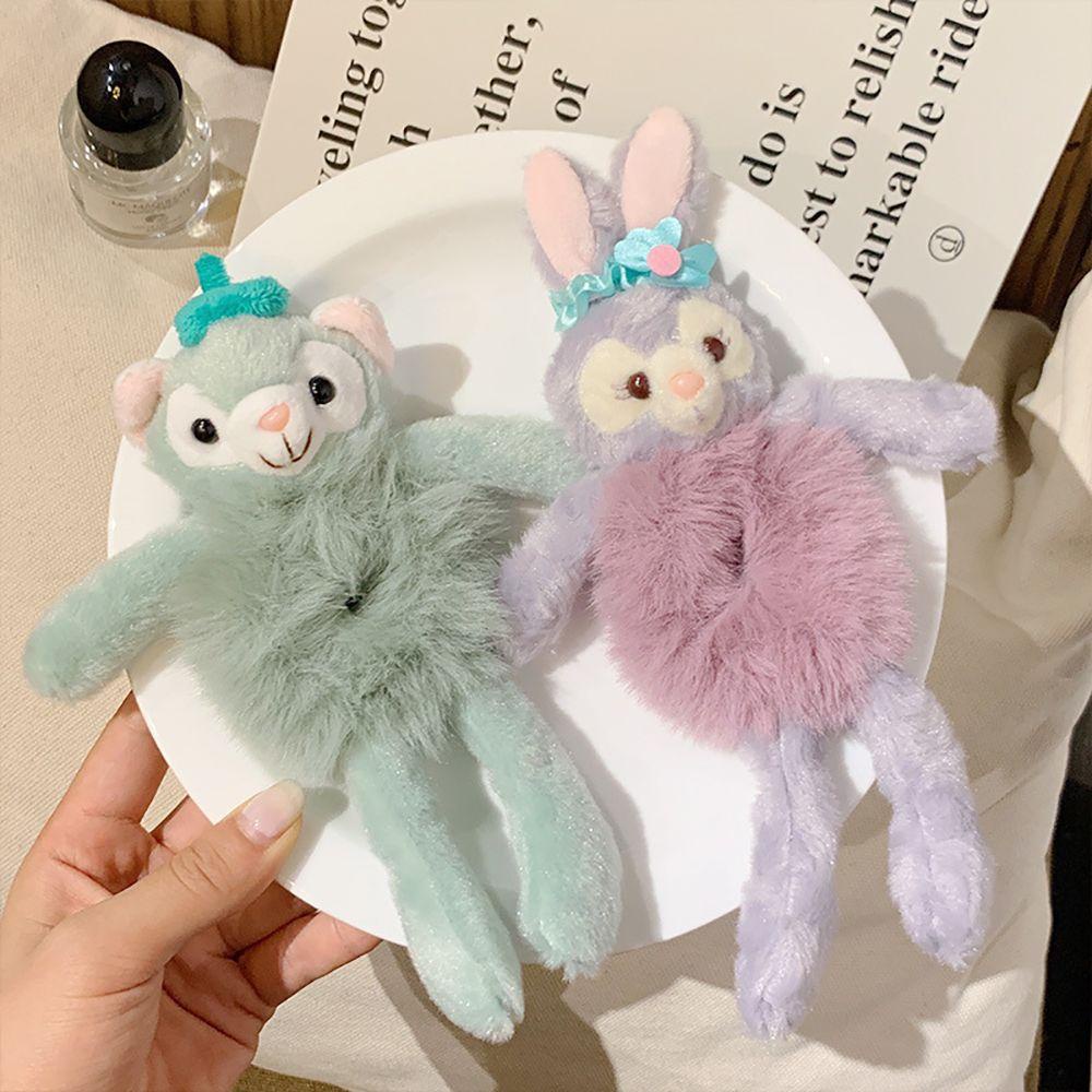 Dây Cột Tóc Hình Thỏ / Gấu Hoạt Hình Dễ Thương Ngọt Ngào Cho Nữ WMES15H