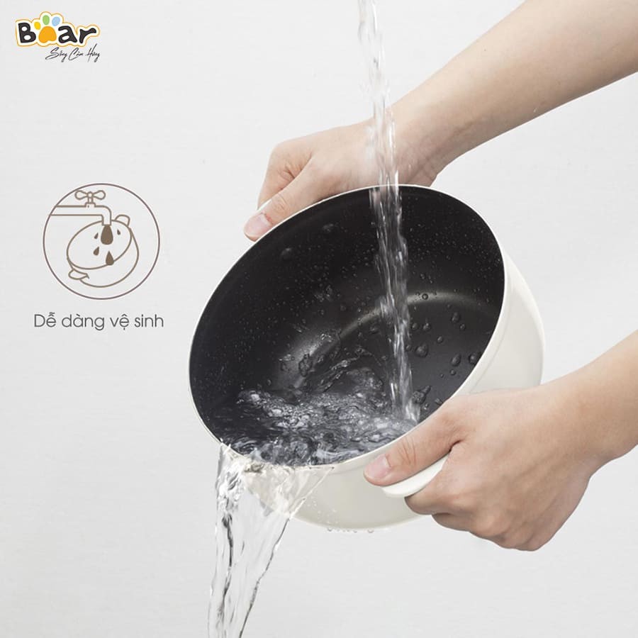 [Mã SKAMSALE03 giảm 10% đơn 200k] Nồi nấu đa năng Bear DHG-B25Z1 (Kèm lồng hấp)