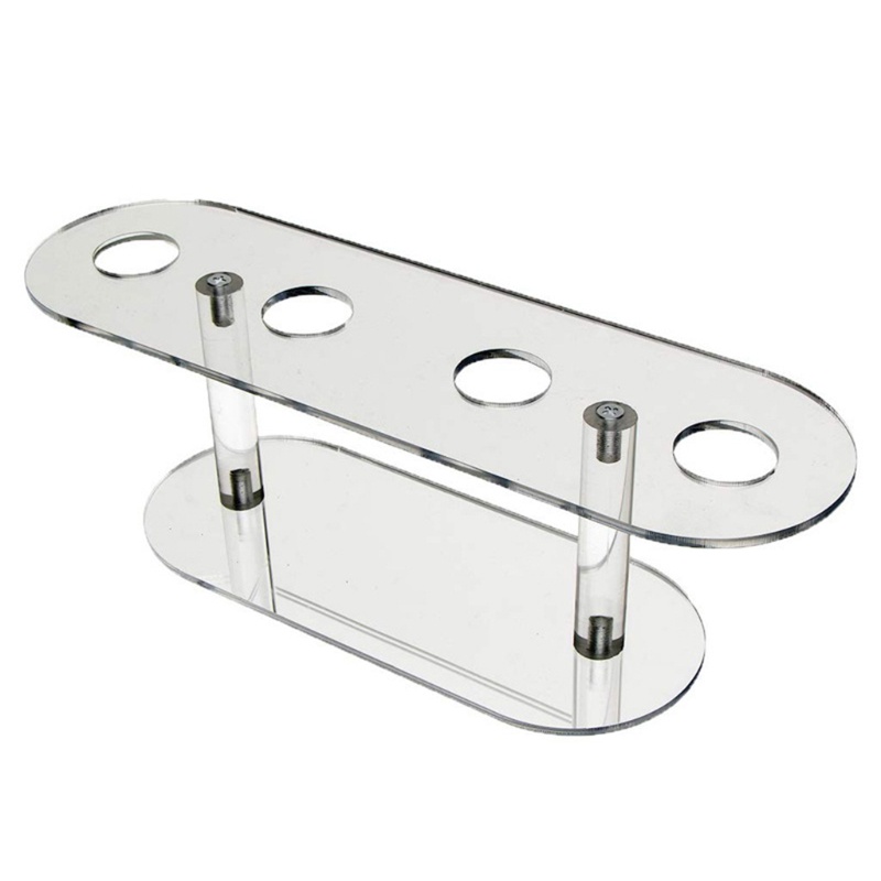 Giá Đỡ Trưng Bày Kem Ốc Quế 4 Lỗ Bằng Acrylic