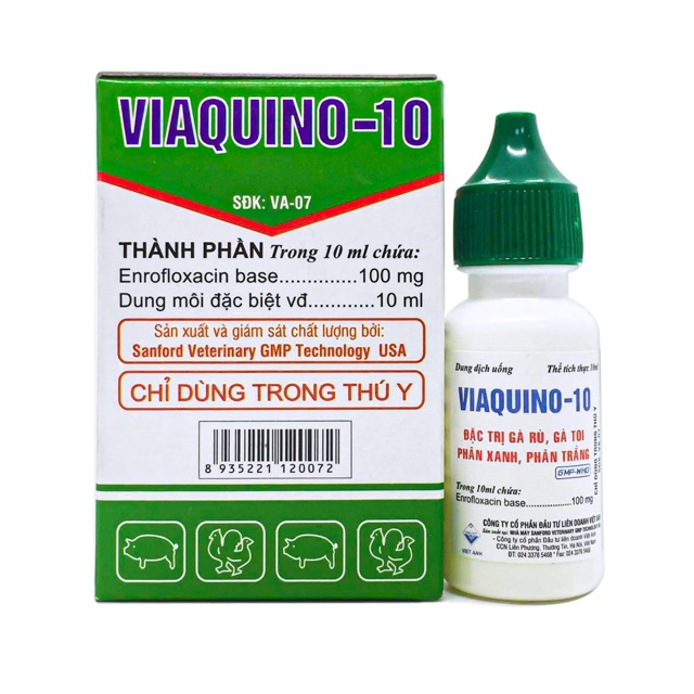 1 lọ Viaquino 10 cho Gà.