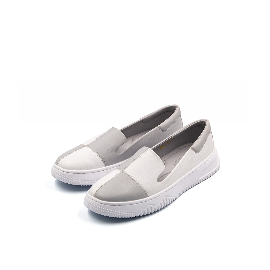 Giày Sneaker Nữ Tomoyo Da Microfiber Hoạ Tiết Sọc Caro &quot;SIÊU CÁ TÍNH&quot; TMW31200