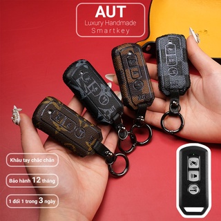 Ví da chìa khóa Honda SH Pcx SH Mode Cub 125 Adv LV khâu tay SHK AD