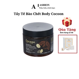 Tẩy da chết body cà phê đắk lắk làm sạch tế chết làm sạch body 200ml cocoon, trắng da