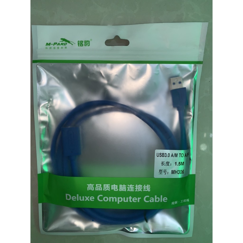 Cáp usb nd M-pard 3.0 1.5m MH 306 , 3m MH 307 , 5m MH 308, Cáp usb 3.0 nối dài M-Pard
