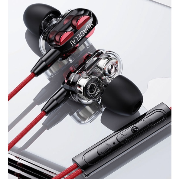 Tai Nghe Gaming/Bass/HiFi/Chơi Game Nhét Tai Có Dây Có Mic Chống Ồn Cho Điện Thoại iPhone6 realme xiaomi Samsung