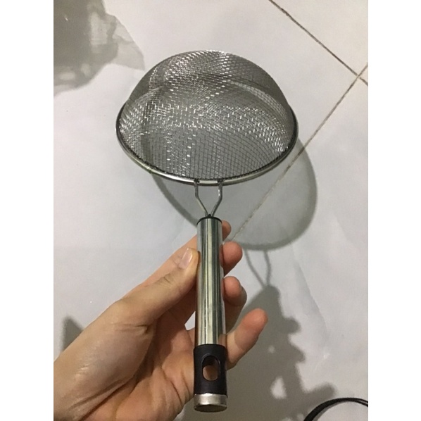 Rây lọc cháo inox 2 lớp cao cấp đường kính 14cm và 16cm, 20cm