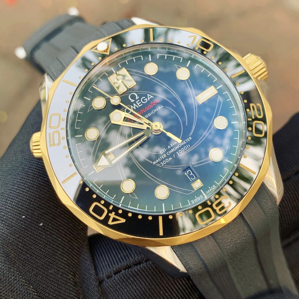 Đồng Hồ Nam OMG SEAMASTER 007, Máy Cơ Automatic TS, Chống Nước 300m Size 42mm [Bảo Hành 18 Tháng - 1 Đổi 1 Trong 15 Ngày