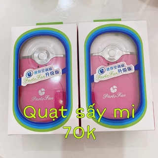 Quạt sấy mi có gương soi