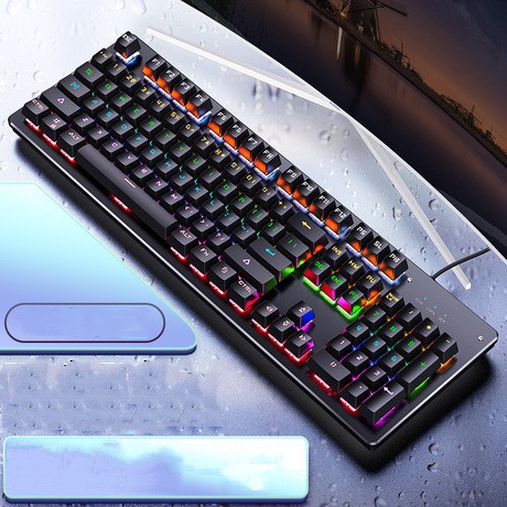 Bàn Phím Cơ Máy Tính Chơi Game H650 Có 10 Chế Độ Led RGB Khác Nhau Chiến Mọi Tựa Game Trên PC Như Pubg, LOL