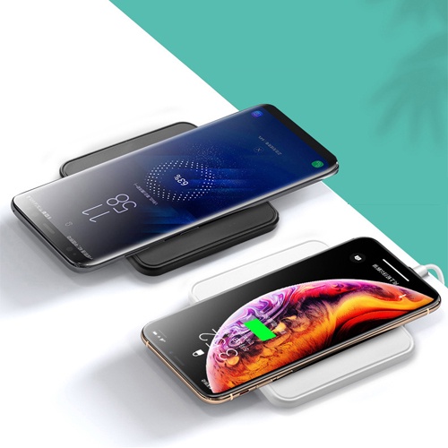 Đế Sạc Nhanh Không Dây Hàng Chính Hãng Chuẩn QI, Sạc Không Dây Thông Minh Tiện Lợi Cho IPhone/SamSung/Xiaomi/Oppo