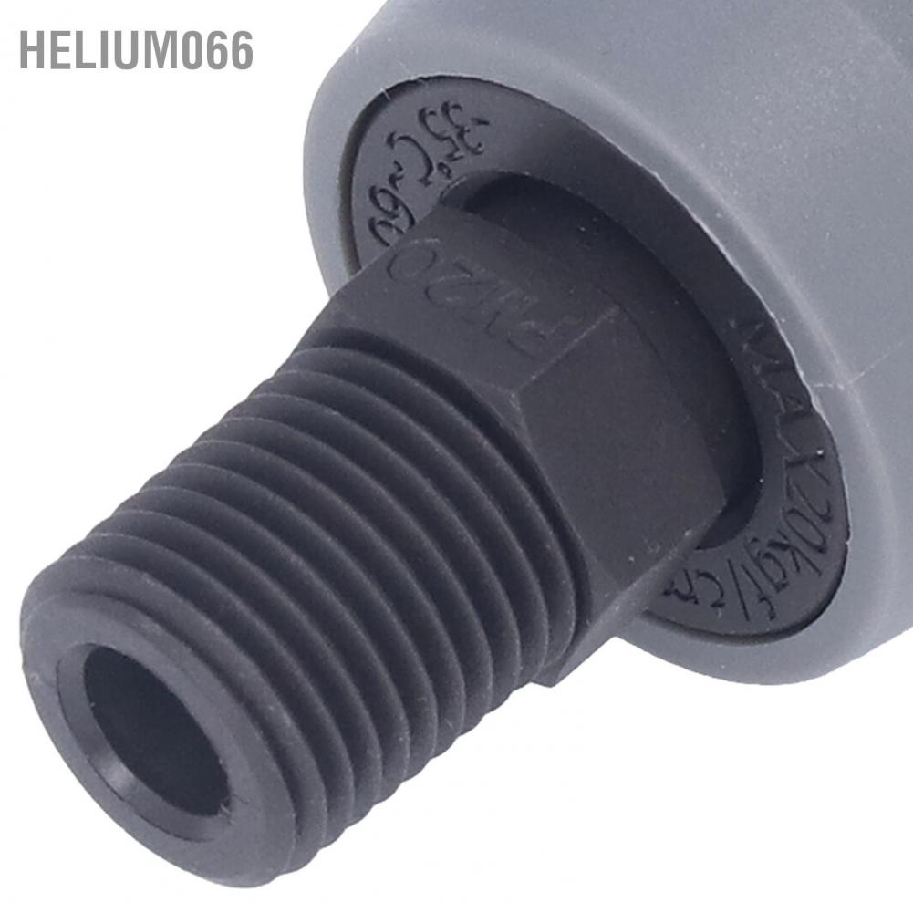 Helium066 C Type Pneumatic Quick Connector Plastic Steel Self Locking Air for PU Pipe