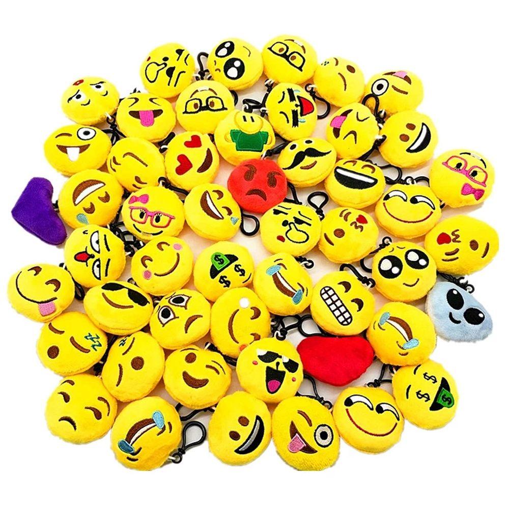 1 Móc Khóa Hình Biểu Tượng Cảm Xúc Vui Nhộn