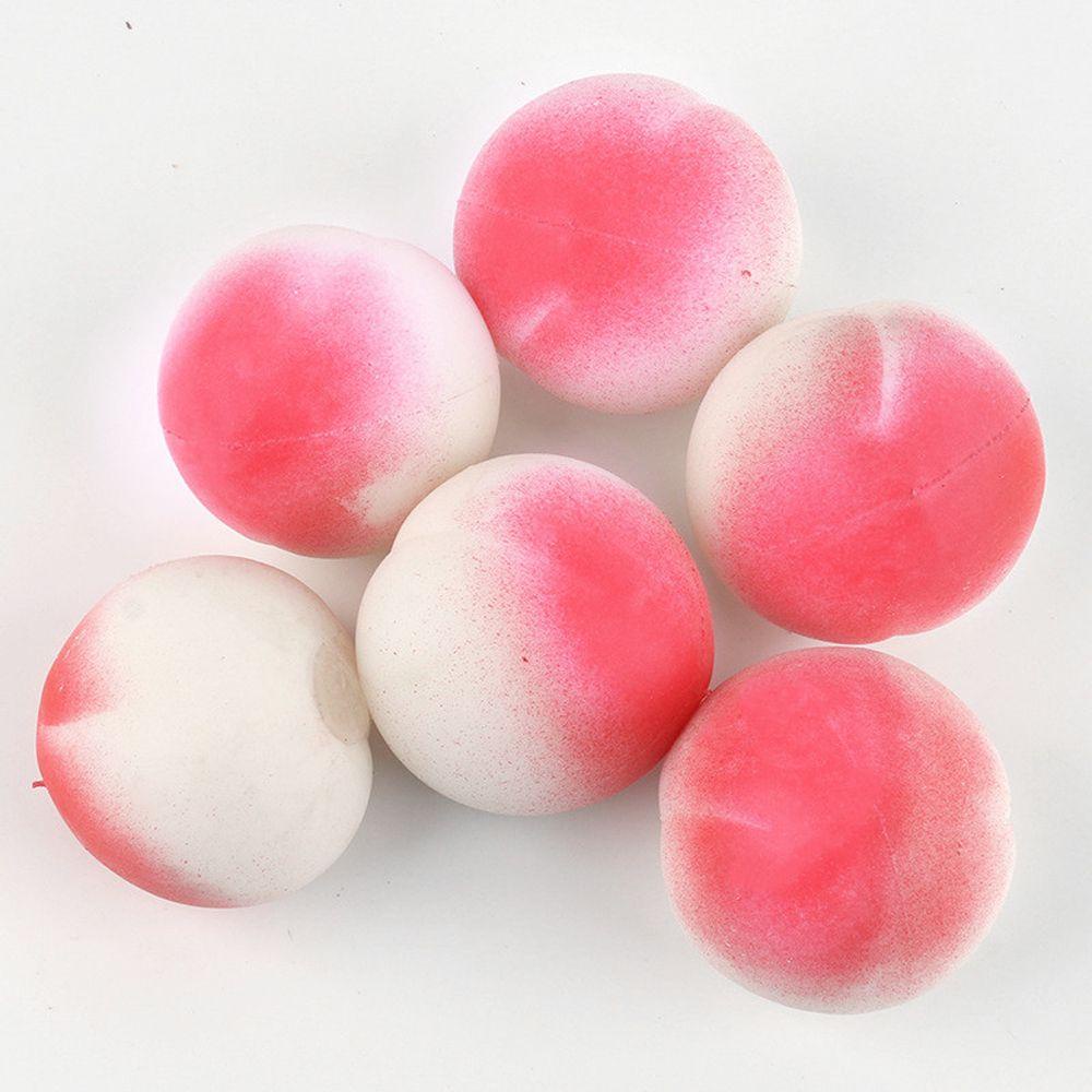 DARON Kids and Adults Squeeze Peach Toy Toddler Gift Flour Squeeze Ball Fidget Vent Ball for Childern Simulation Peach Stress Relief Kawaii Fruit Anti-Stress Novelty Hand Squeeze Peach