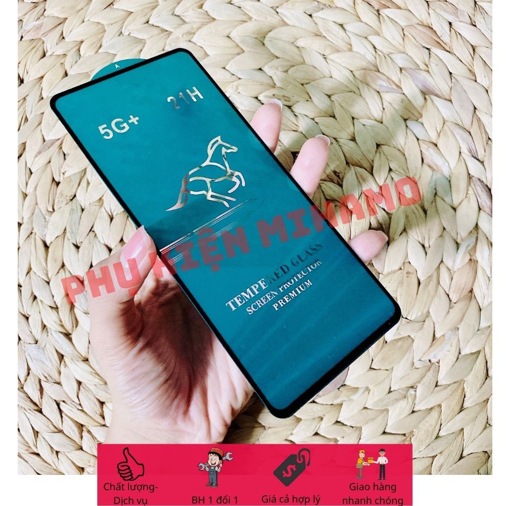 Kính Cường Lực Xiaomi Poco X3 NFC 🎁Quà Tặng 🎁 Full 5G+ Độ cứng 21H - Chống bám nước,Hạn chế bám vân tay [MIHAMO]