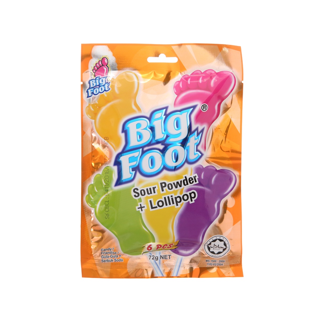 Kẹo bàn chân Big Foot (6 que)