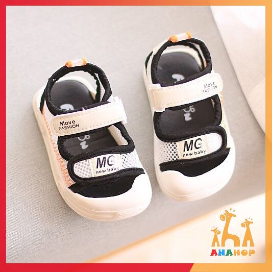 Sandal tập đi cho bé - Dép chống vấp chính hãng MG Baby phối lưới đáng yêu cho bé trai bé gái mới nhất M868