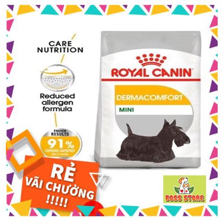 Thức ăn cho chó dị ứng da Royal Mini Dermacomfort 1kg-Thương hiệu từ Pháp