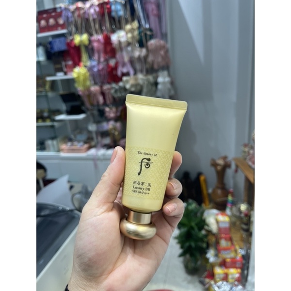 Tuýp Kem nền luxury bb whoo vàng 45ml date 2024 ( tách set)