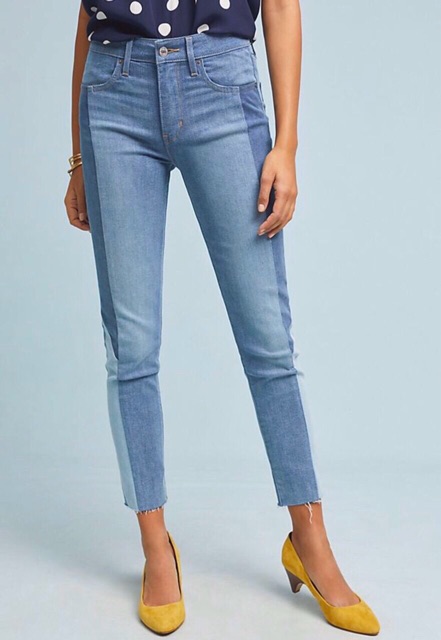 Quần jeans nữ baggy đắp mới C-5