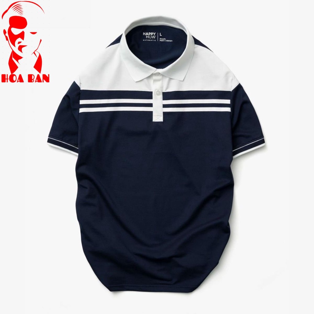 Áo Polo nam cổ bẻ phối DON vải cá sấu Cotton xuất xịn, chuẩn form, sang trọng - lịch lãm - HAPPYHOW