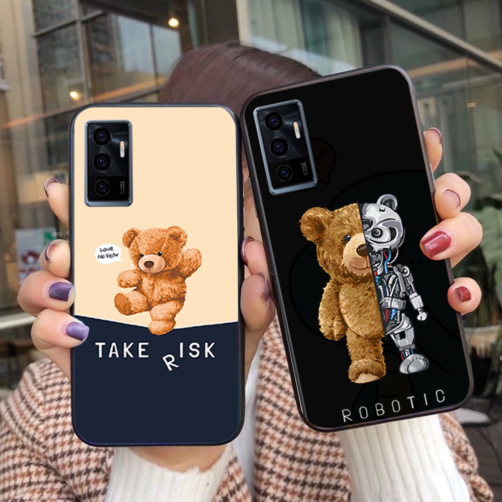 Ốp lưng Vivo V23 5G -Vivo V23e - Vivo Y15S -Vivo Y72 gấu cute cực đẹp giá siêu  rẻ siêu hot