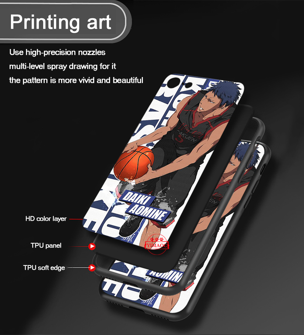 Huawei Y5 2017 Y6 Prime 2018 Y7 Y9 Prime 2019 Soft Case 63ER Kuroko's Basketball