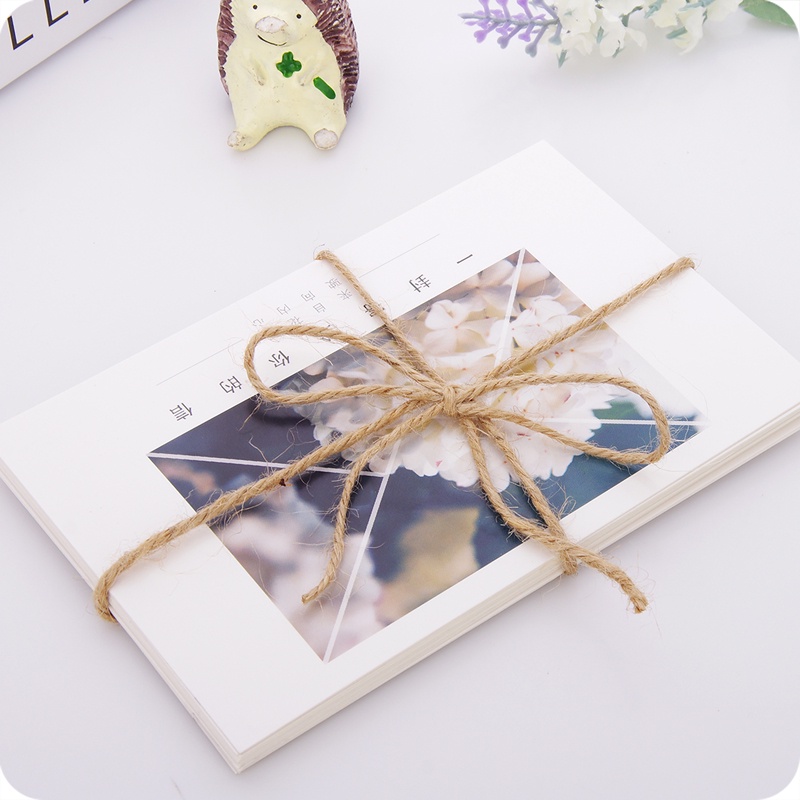 Dây thừng decor trang trí handmade dài 40m chất liệu dây gai hoa khô treo ảnh làm thiệp vòng đeo tay gói hoa gói quà