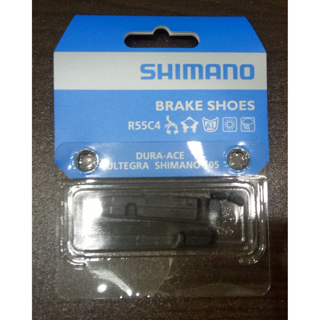 Gôm thắng Shimano R55C4 sử dụng cho bánh nhôm và bánh carbon, hàng chính hãng