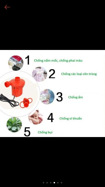 Bơm điện 2 chiều thổi hút chân không tiện dụng ( đen hoặc đỏ )