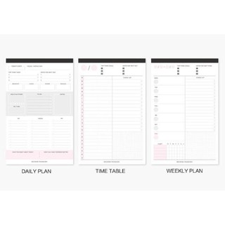 SET 60 GIẤY PLANNER MINIMAL - Tiệm Ngựa Gỗ