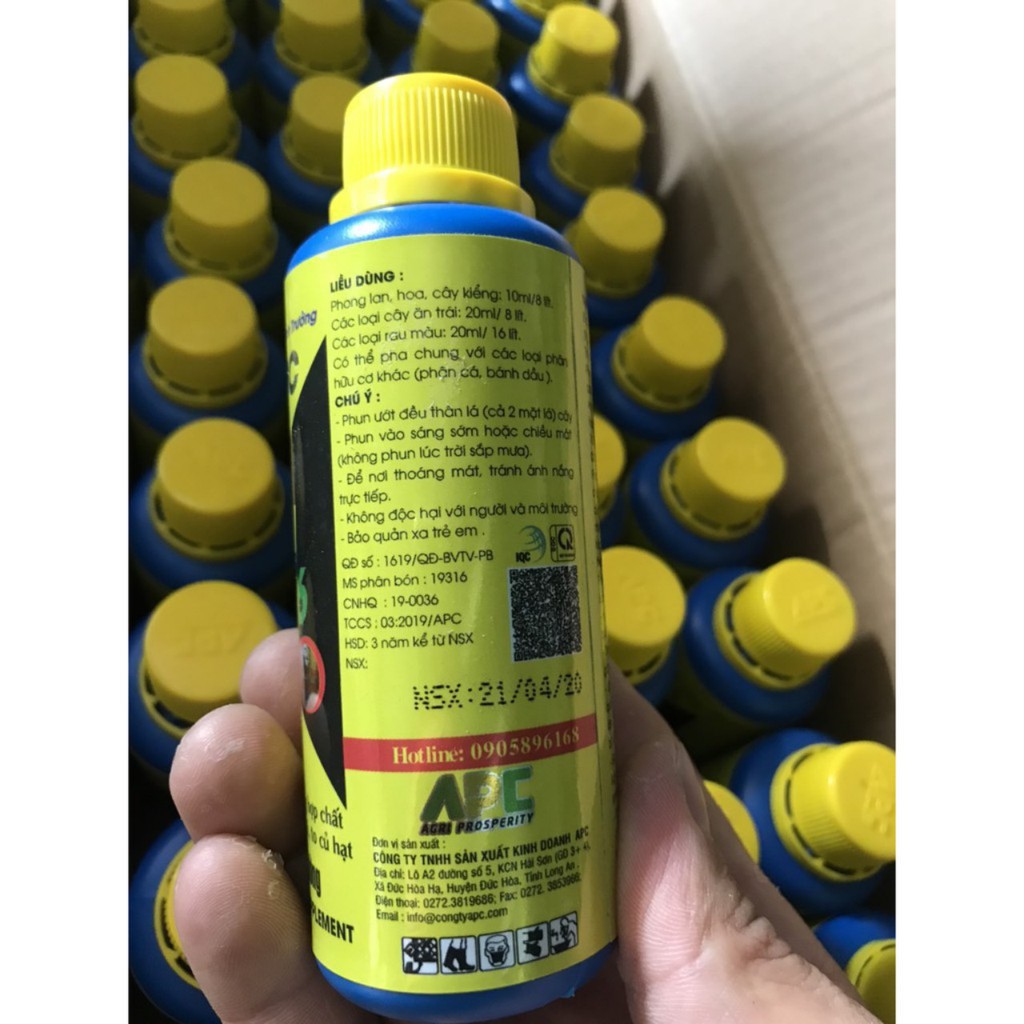 Phân bón Vitamin B1 - B2 - B6 kèm Điều hòa sinh trưởng phù hợp cho tất cả các loại cây (chai 100ml)