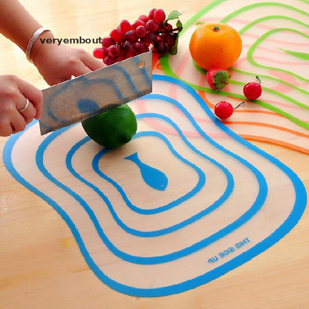 ut Plastic Kitchen Cutting Flexible Chopping Vegetable Fruit Mat Board Ultra-thin n