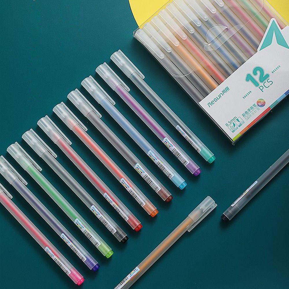 Set 12 Bút Đánh Dấu Họa Tiết Graffiti Sáng Tạo