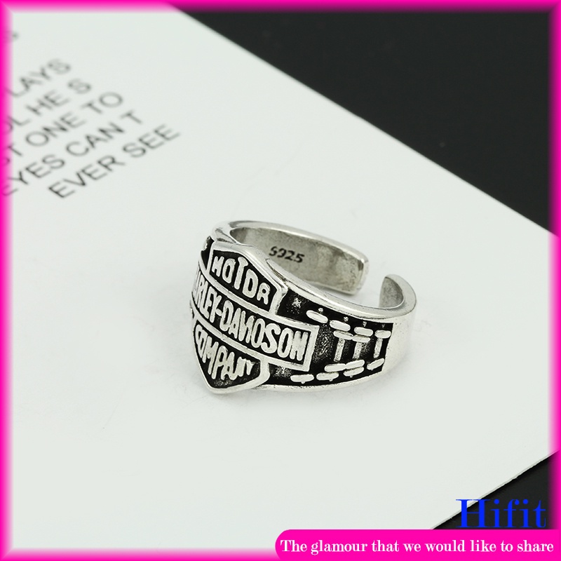 Nhẫn Phong Cách Punk Harley Davidson Dành Cho Nam