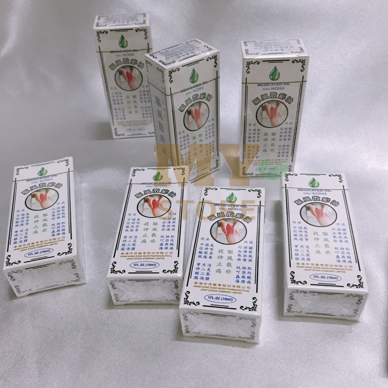 (Chính Hãng) Dầu Nóng Hồng Kông Medicated Oil 10ml