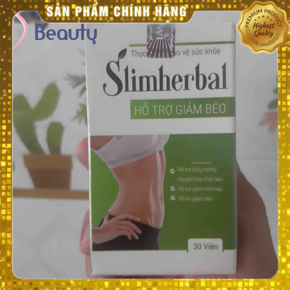 VIÊN UỐNG GIẢM CÂN SLIM HERBAL - Giảm Cân An Toàn Hiệu Quả Không Gây Mất Nước Mệt Mỏi - CHÍNH HÃNG HỘP 30 VIÊN