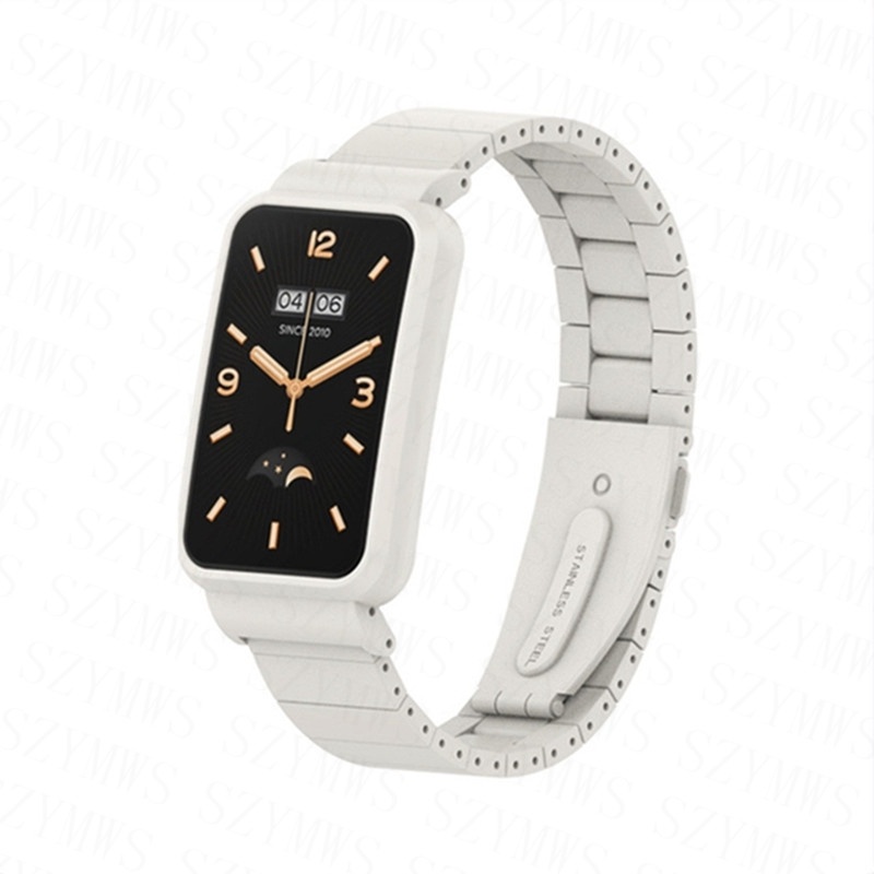 Dây Đeo Kim Loại Thay Thế Cho Đồng Hồ Thông Minh Xiaomi Mi Band 7 Pro + Ốp