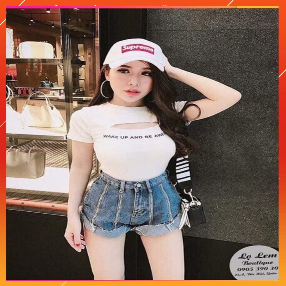 Áo Body Rách Ngực MAKE UP AND BE A WE SOME