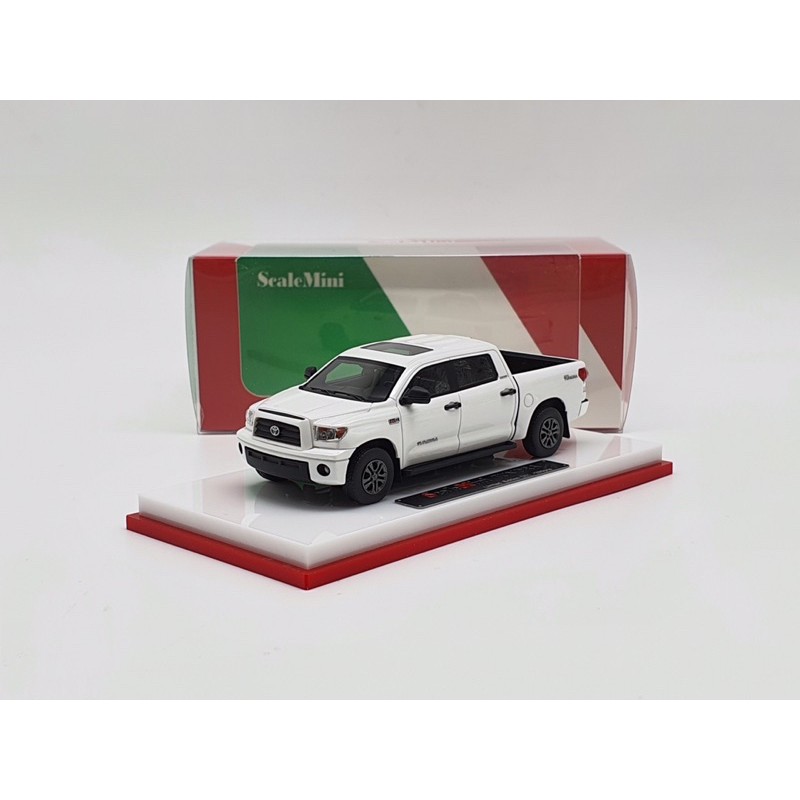 Xe Mô Hình Toyota Tundra 1:64 Scale Mini ( Trắng )