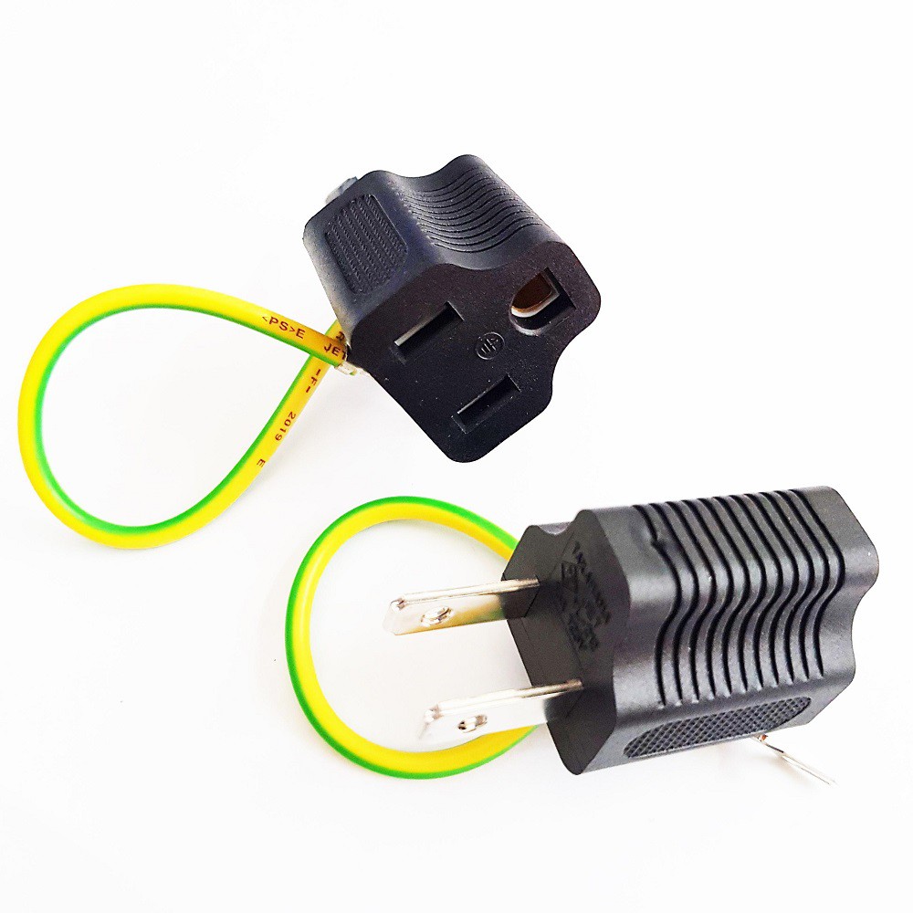 Phích Chuyển 3 Ra 2 có dây tiếp mát Audio cao cấp TAKAHAMA