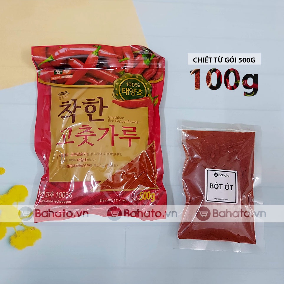 Ớt bột Hàn Quốc Noong Woo gói 100g