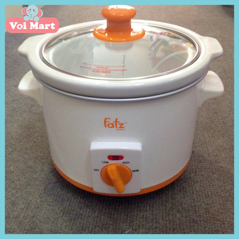 ⚡RẺ VÔ ĐỊCH⚡ NỒI NẤU CHẬM FATZBABY 1.5L - SLOW 1 - FB9015MH BẢO HÀNH CHÍNH HÃNG 12 THÁNG