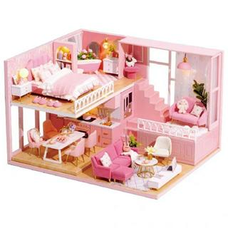 Kèm Mica và keo dán - Mô hình nhà gỗ búp bê dollhouse DIY - L030 My Little Warm Moment