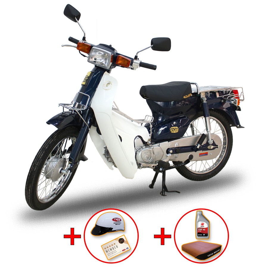 Xe cub 82 TAYA nan hoa Luxury (màu tím than)