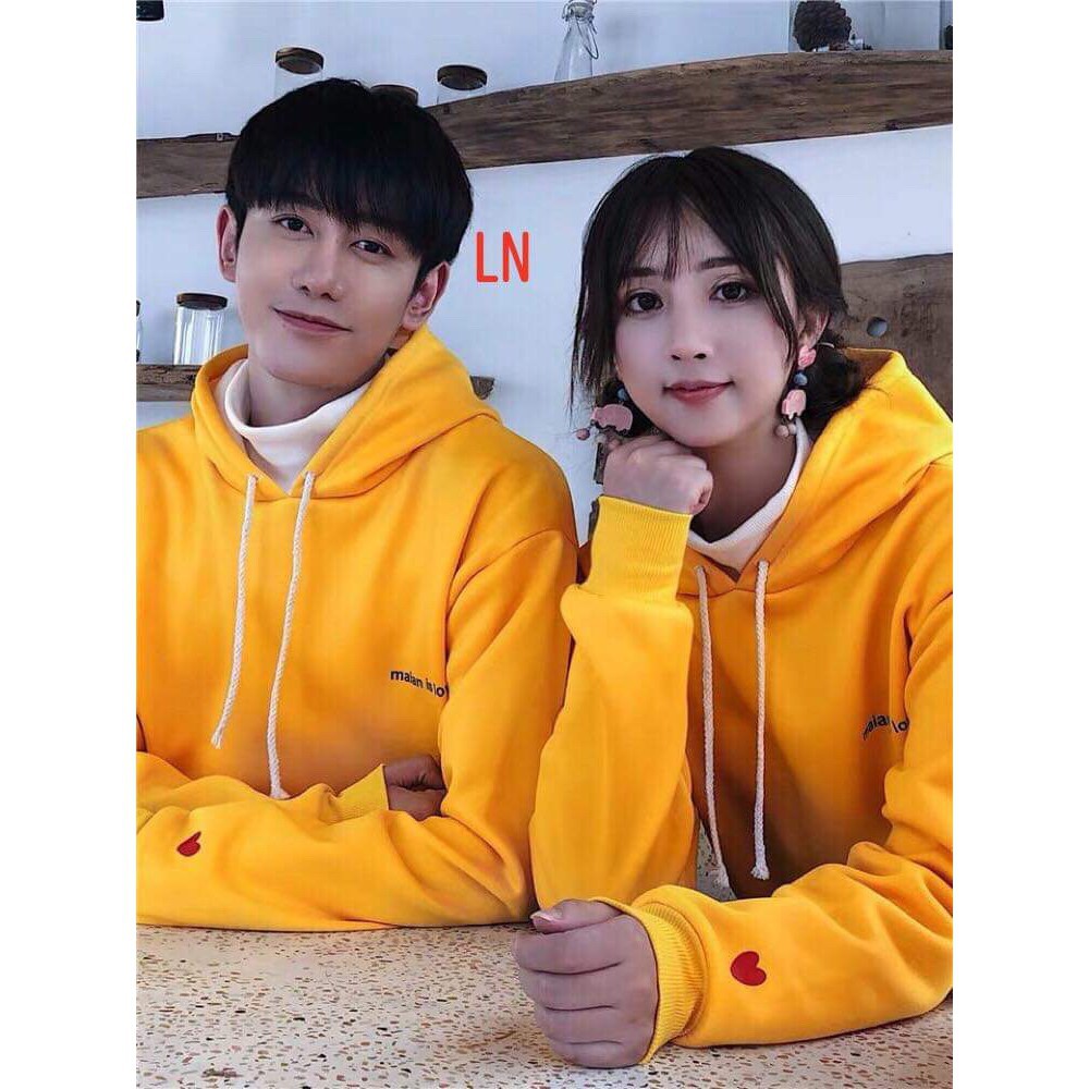 [FREESHIP ĐƠN TỪ 50K] Áo đôi hoodie maian tim tay LNG1119