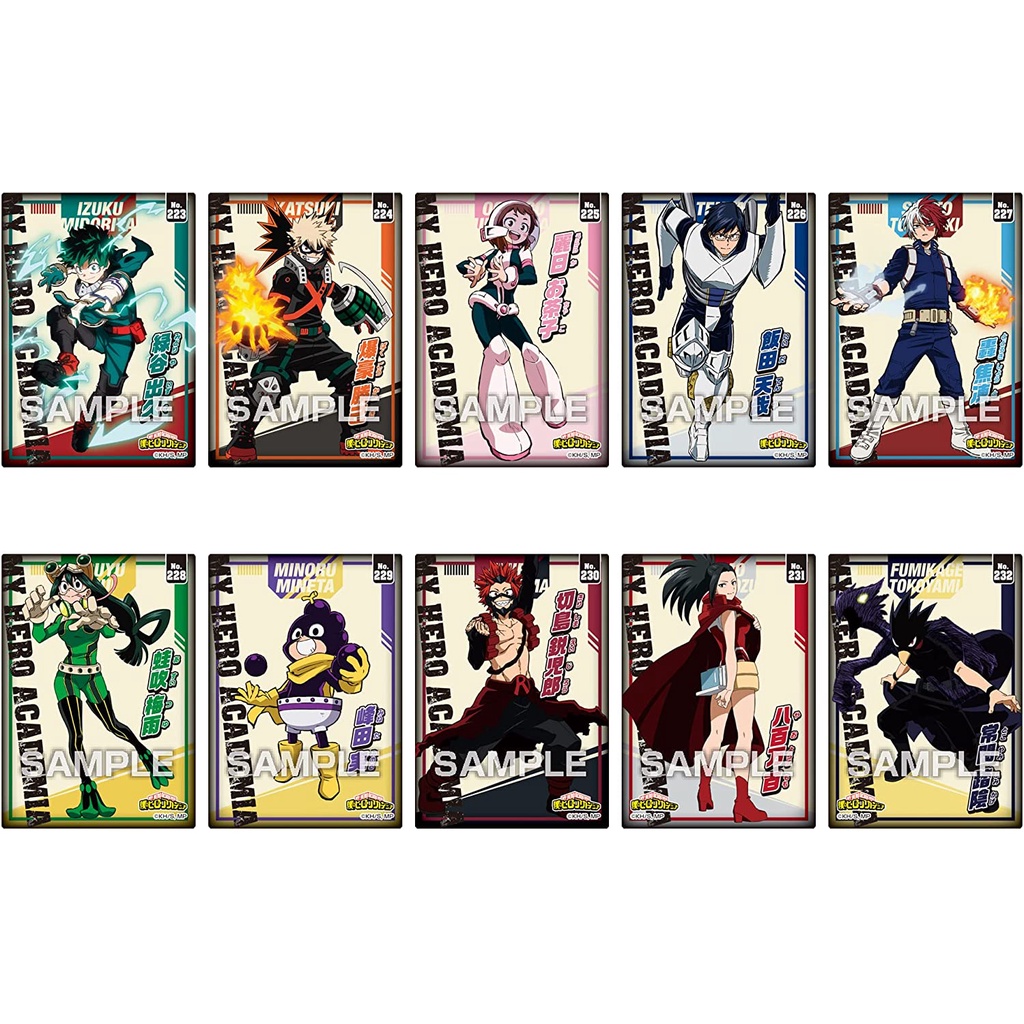 Thẻ bài sưu tập Clear Card My Hero Academia - Ensky