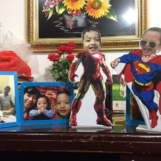 In ảnh chibi để bàn cho bé